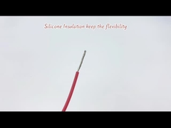 สายเคเบิลซิลิโคนอุณหภูมิสูงตีเกลียวแข็งทองแดง / ทองแดงกระป๋อง